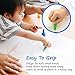 Gibot 2025 New Edition 12 Colors Toddlers Crayons Palm Grip Crayons, Sticks Stackable Toys Safe for Kids, Children,finger crayons for toddlers 1-3,Boys and Girls