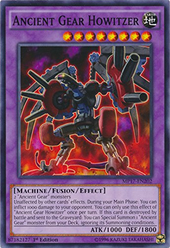 yu-gi-oh Ancient Gear Howitzer - MP17-EN202 - Common - 1st Edition - 2017 Mega-Tin Mega Pack (1st Edition)