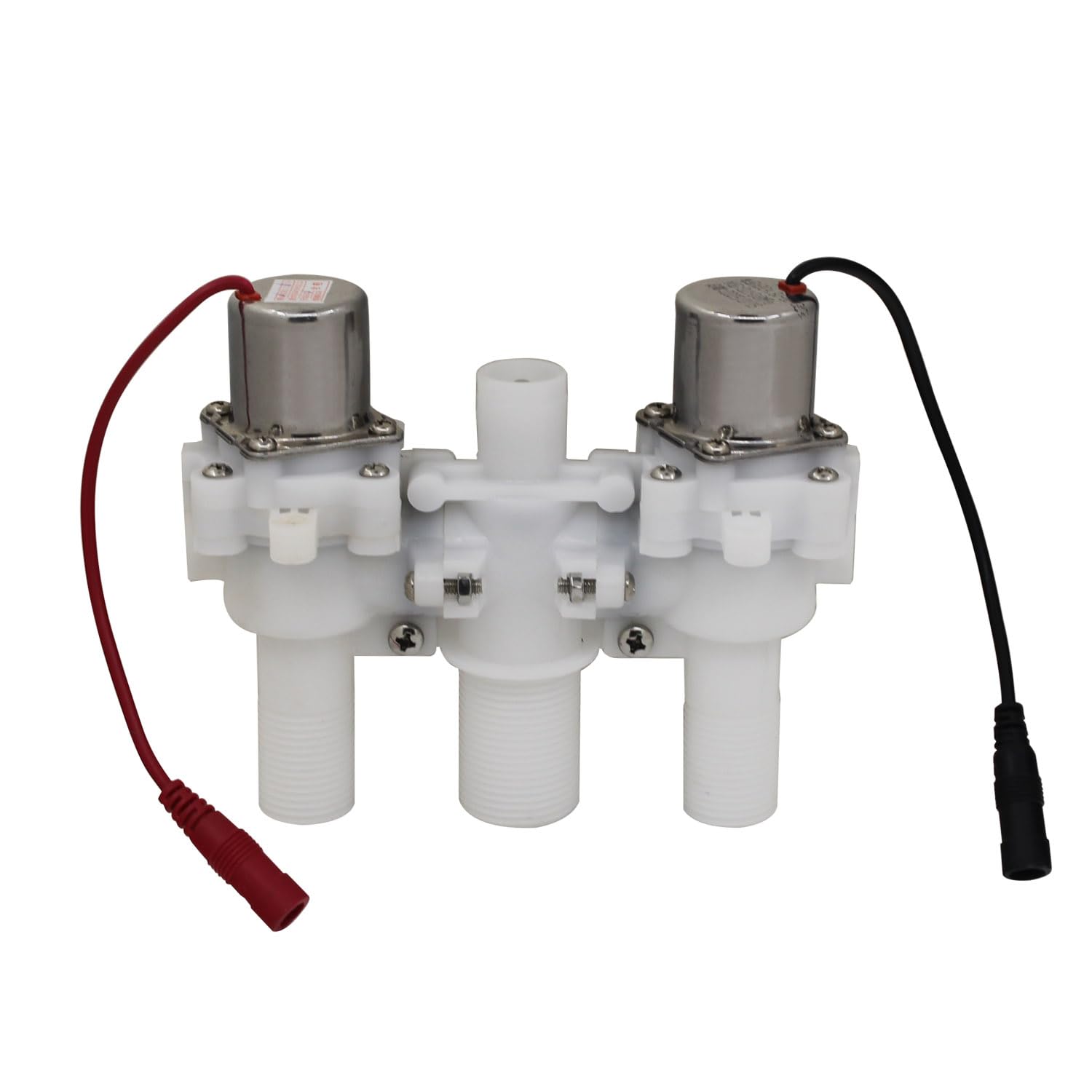 Automatyczny zawór spłukujący do wc zawór elektromagnetyczny do wody napełniający do spłuczki magnetyczny do toalety do spłuczki wc elektryczny wody zasilający (Wtyczka DC odległość 91 mm)
