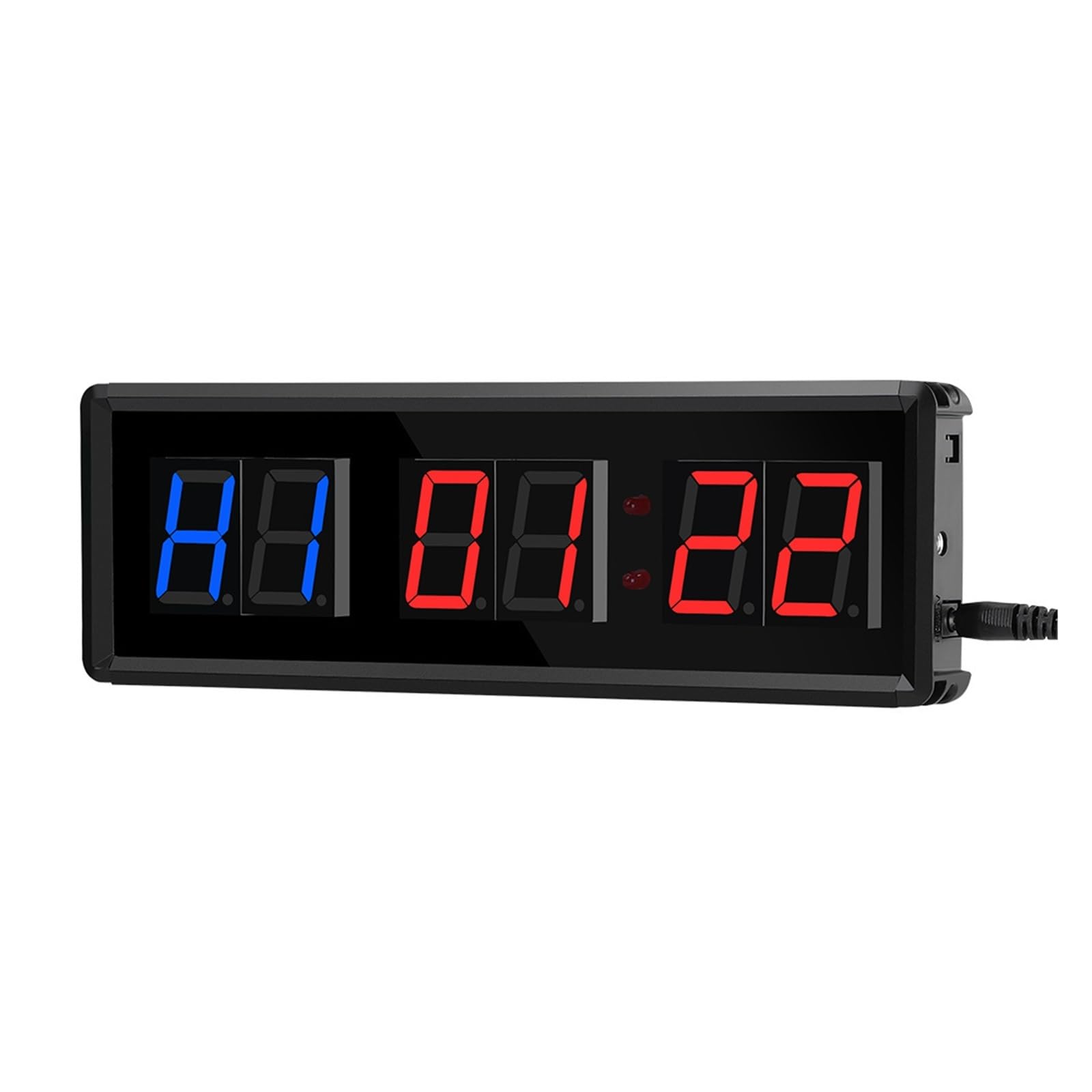 CVFRDD LED Countdown Clock, Digital Countdown Clock Stopwatch With Remote LED Interval Timer For Home Gym Fitness Equipment