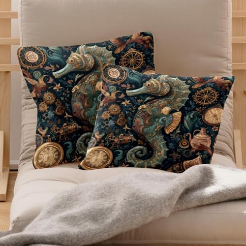 Housse de coussin velours double face de qualité supérieure 50x50
