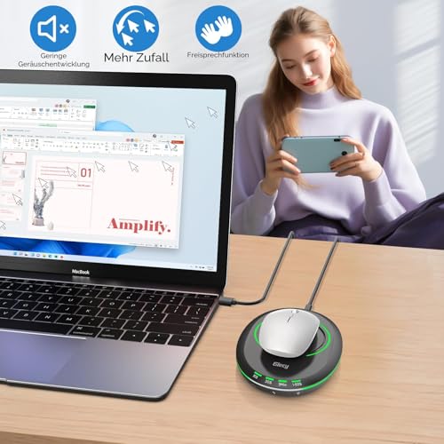 Giecy Ultra Dünner Maus Jiggler Nicht Nachweisbar,Mouse Mover mit Einstellbarem Intervall,Treiberfreier Mausbeweger für Home Office(Schwarz) – Ansicht 2