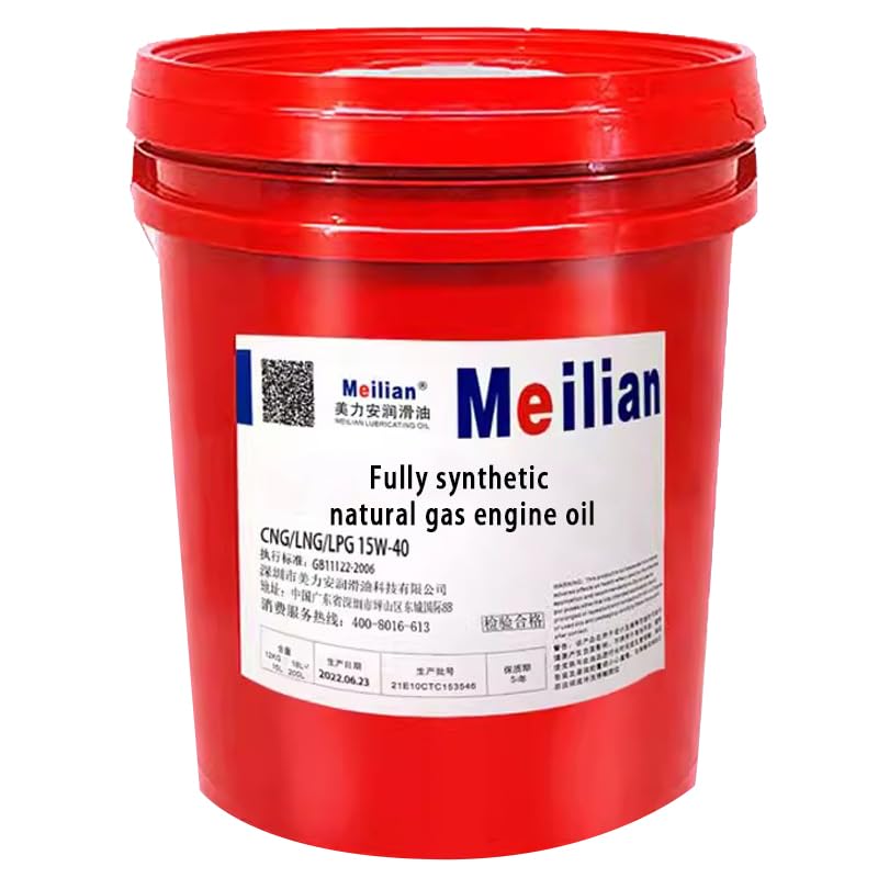 Meridian Natural Gas Engine Oil LNG/CNG15W-40 Fully Synthetic Heavy Duty Truck Natural Gas Engine OilFull Synthetic Gas Engine Oil 18 Litre
