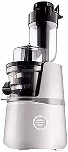 Exprimidor de masticación lenta, exprimidor automático de prensa fría, función inversa y motor silencioso para verduras y frutas, fácil de limpiar