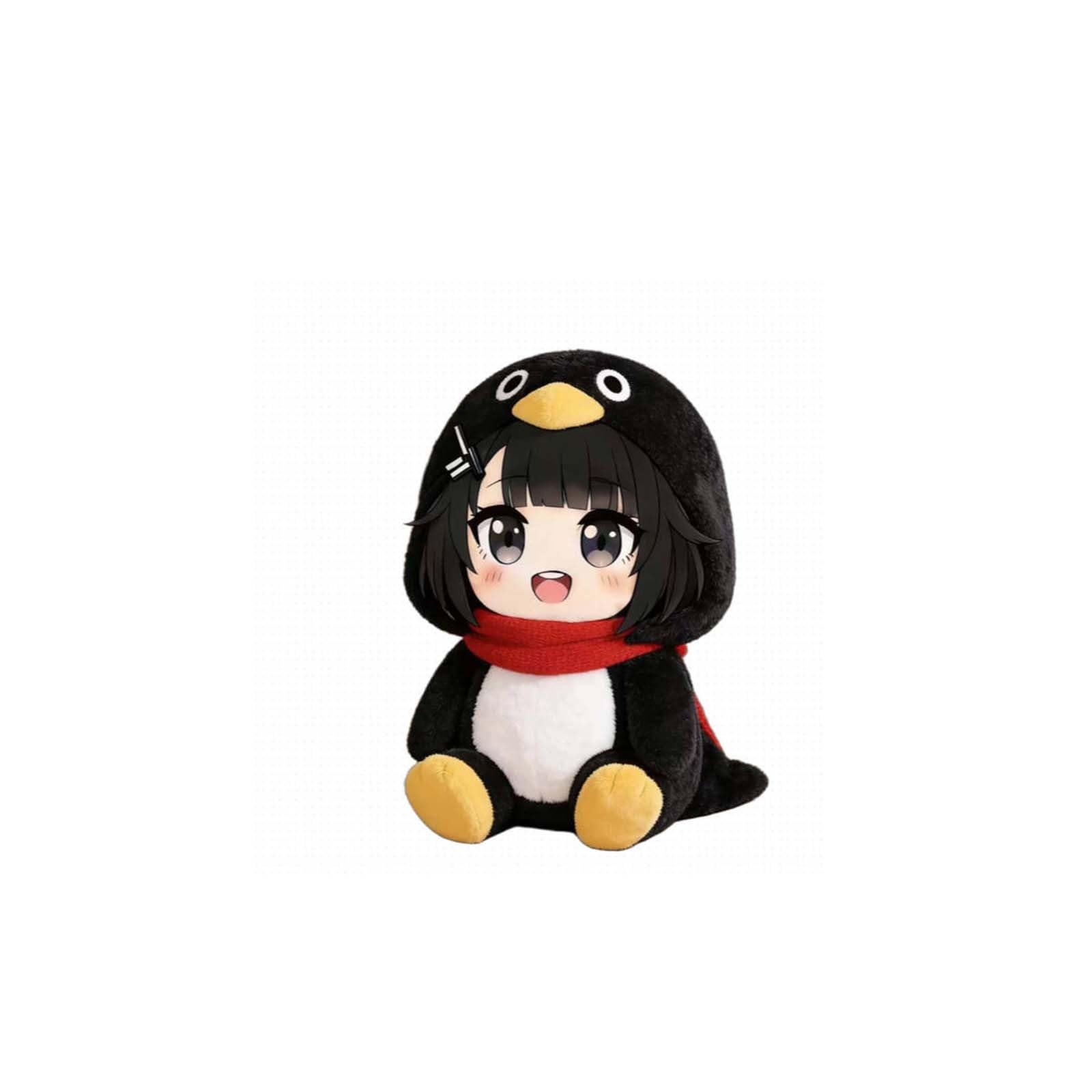 Gugu Gagaga Little Penguin Soft Toy, Cute Cartoon Penguin Plush Doll, Adorable Stuffed Animal Plushie Made From Ultra-Soft, Fluffy Fabric And Filled, Perfect As Birthday, (color)