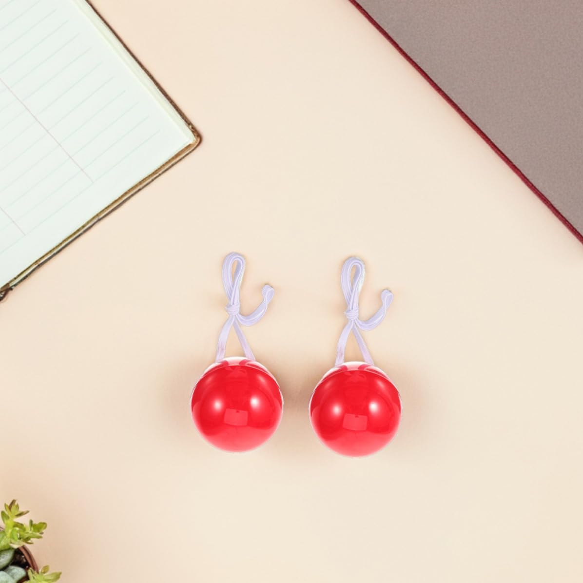 GALPADA 15 Pezzi Naso Clown Rosso Lampeggiante in Plastica, Accessorio per Costume Facile da Usare e Riutilizzabile, per Feste e Spettacoli Teatrali