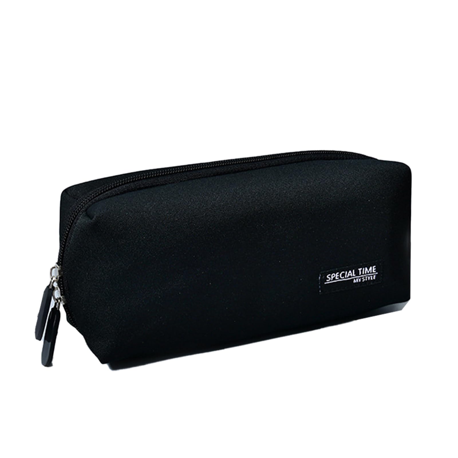 Oligitdi Large Capacity Pencil Bag, Organizer for Pencils and Markers, Canvas Cotton Linen Pencil Pouch with Handle, Portable Makeup Bag, Black (B0D81B4RPV) Amazon Price History, Amazon Price Tracker