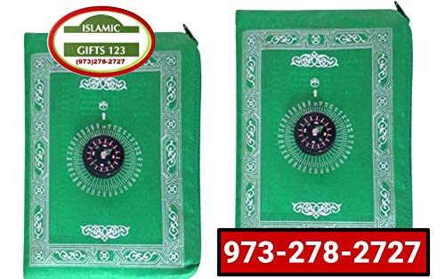 Pocket Prayer Mat (100) Islamic Prayer Rug Islamic Wedding Favor Islamic Favors Salah Salat Mat Islamic Gifts Ramadan Gift Eid Gifts Fast Delivery USA Islamic Decoration (100)