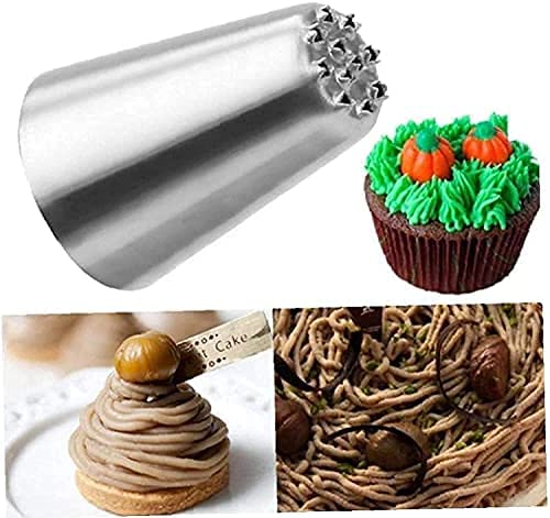 Perfect Pricee 2F 2D 1M Grass DIY Cream Rose Flower Piping Nozzles Stainless Steel Cupcake Pastry Tips Nozzle Bakery Cake Decoration Tool Set 2