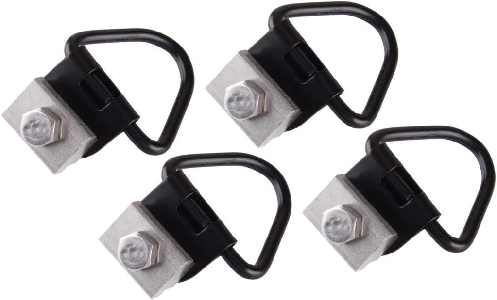4Sets Truck Bed Rail Mounting Cleats Track TOOL13-ZH-4 TOOL13-CK-4 Compatible for Toyota Tundra Tacoma
