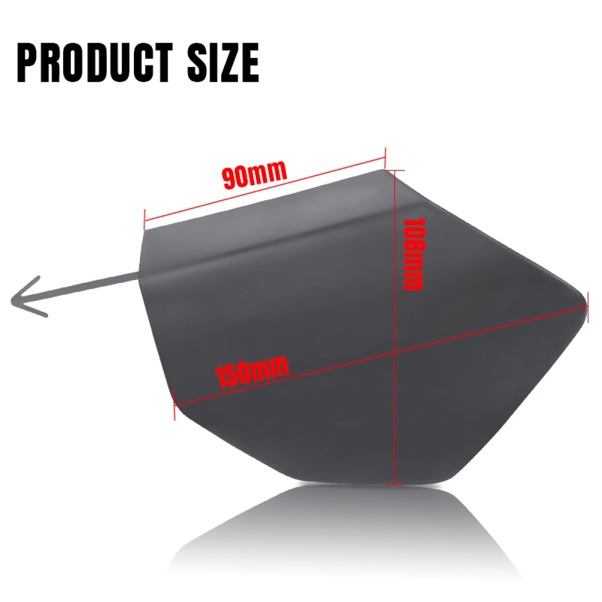 Front Bumper Tow Hook Cover Cap For Rogue Sport 2020-2023 622A0-6MR0H (Black) – Buy The Best Products In The Online Store - Foto 4