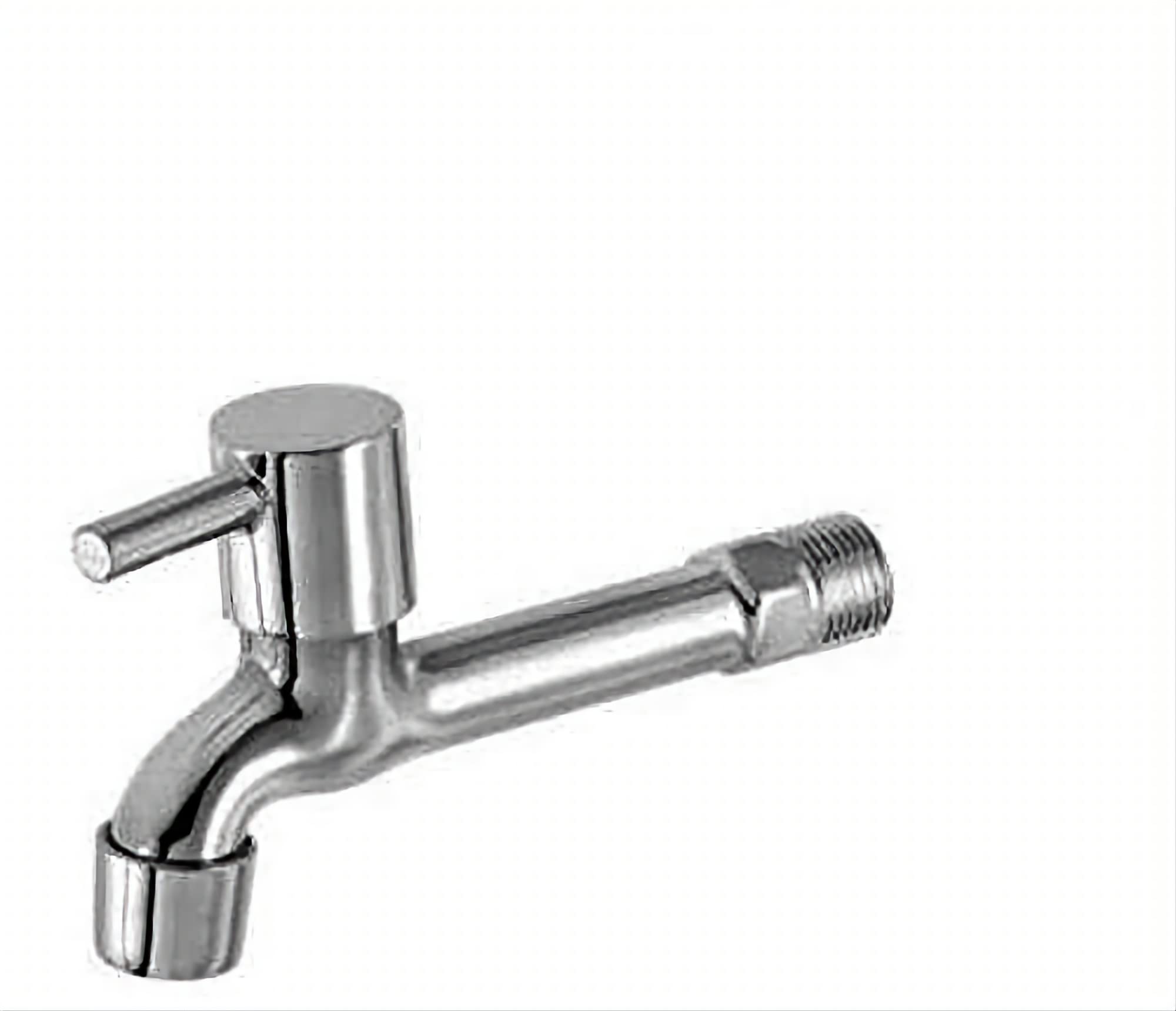 GKP Stainless Steel Long Body Water Tap for Bathroom and Kitchen, Taps with Chrome Finish and Quarter Turn Fitting with Wall Flange. Set of 1 (B0BRJMNWDV) Amazon Price History, Amazon Price Tracker