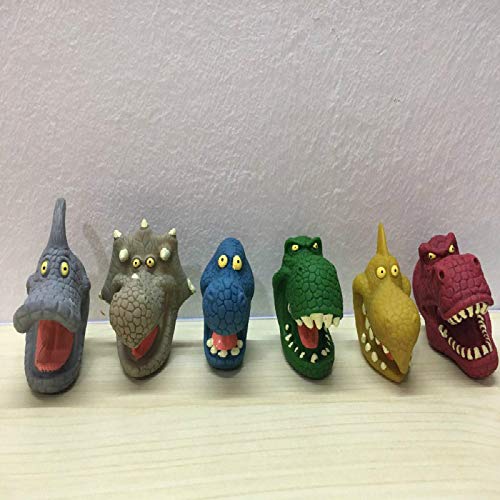 siqiwl marionnette Dinosaur Puppet Gloves Model Animal Head Marionnettes À Main
