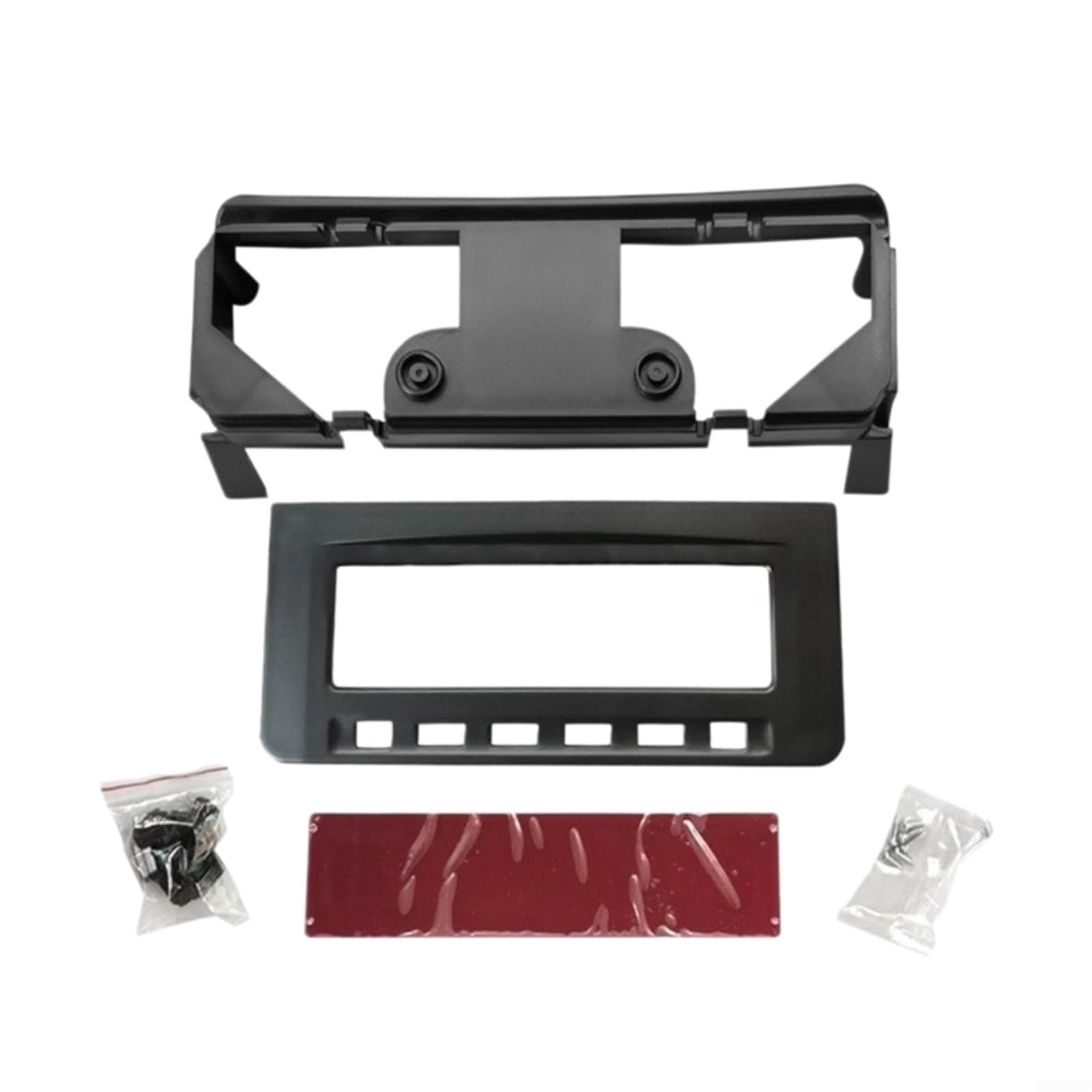 Mascherina autoradio 2DIN per Mitsubishi L200 per PAJERO Sport, ABS per cruscotto, kit di allestimento audio, nero