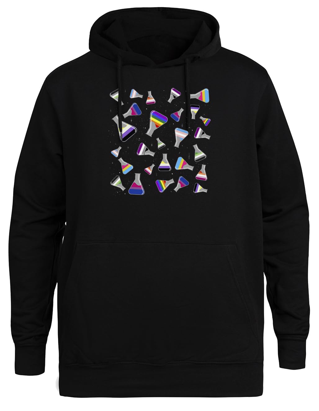 Stolz Chemie Dunkel Unisex Schwarz Hoodie Umweltfreundliche Kapuzenjacke