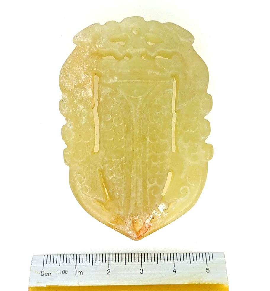 古砡 砡製物 玉雕刻 清時代品 中国古美術 重 78g Amazon.co.jp: 中国古代の玉器漢代漢八刀蝉形玉彫刻が美しいです。-7