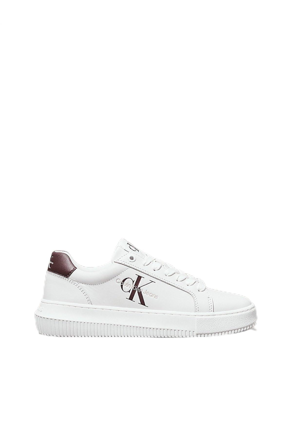 Calvin Klein Women's Chunky Cupsole Trainers, Multicolor (Bright White/Andorra), 7