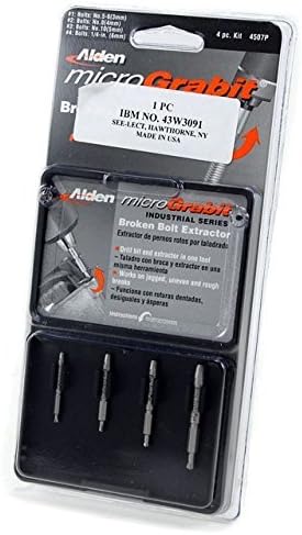 Alden Micro Grabit Broken Bolt Extractor Kit 4507P(Pack of 2)