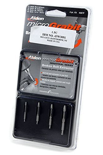 Alden Micro Grabit Broken Bolt Extractor Kit 4507P(Pack of 2) by Alden