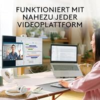 Logitech Brio 100 Full HD-Webcam für Meetings und Streaming, Auto-Lichtausgleich, integriertes Mikrofon, Abdeckblende, USB-A, für Microsoft Teams, Google Meet, Zoom und mehr - Weiß – Ansicht 9