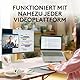 Logitech Brio 100 Full HD-Webcam für Meetings und Streaming, Auto-Lichtausgleich, integriertes Mikrofon, Abdeckblende, USB-A, für Microsoft Teams, Google Meet, Zoom und mehr - Weiß