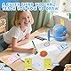 DAOUZL Zeichenroboter Kinder, Roboter Zeichnen für Kinder mit 100 Karten, Drawing Robot Painting Robot, Interaktives Lernspielzeug Magic Drawing Roboter für Jungen Mädchen (Rosa)