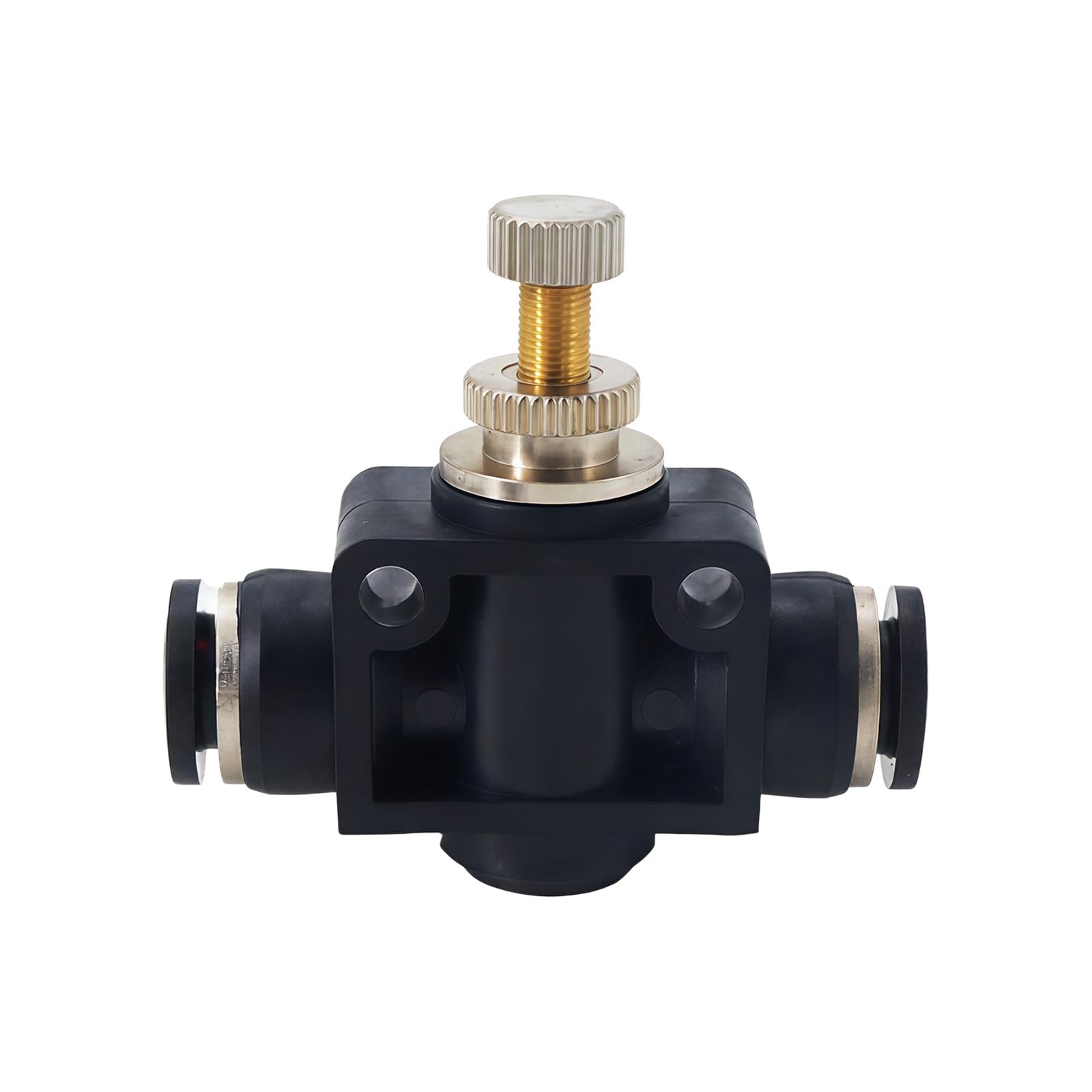 Weight Air Hose Coupler Hose Tube Flows Adjust Valves Connector for Various Applications Fast Push in Pneumatic Fitting
