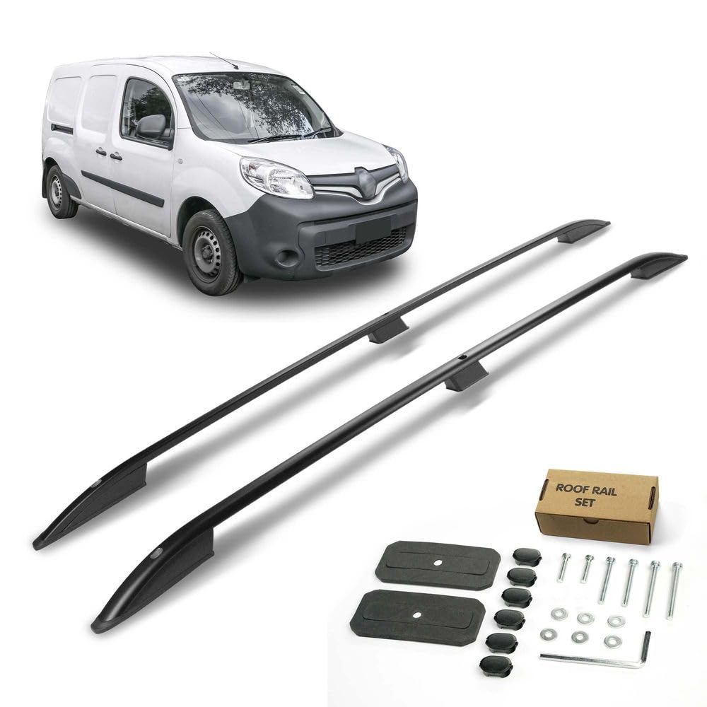 CHROMEMASTER | Les Barres de Toit Compatible avec Renault Grand Kangoo L2 | Grand LONG 2013-2020; Rails de Toit Conçus pour le Montage de Barres de Toit, de Coffres de Toit, de Porte-vélos | Aluminium