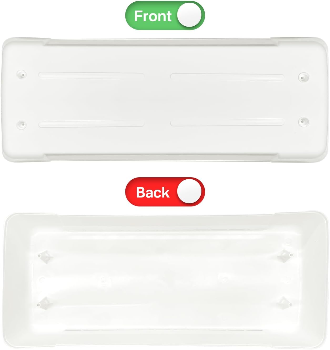 RV Roof Refrigerator Vent Cover 65528 Replacement for Ventmate 65528 Dometic White Refrigerator Vent Cover