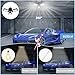 Aoretic LED Garage Lights Bulb 2 Pack -80W, 8000LM 6500K Led Shop Light with 3 Deformable Panels, Basement Barn Light Garage Ceiling Lights, E26/E27 for Garage, Warehouse, Shop, Basement