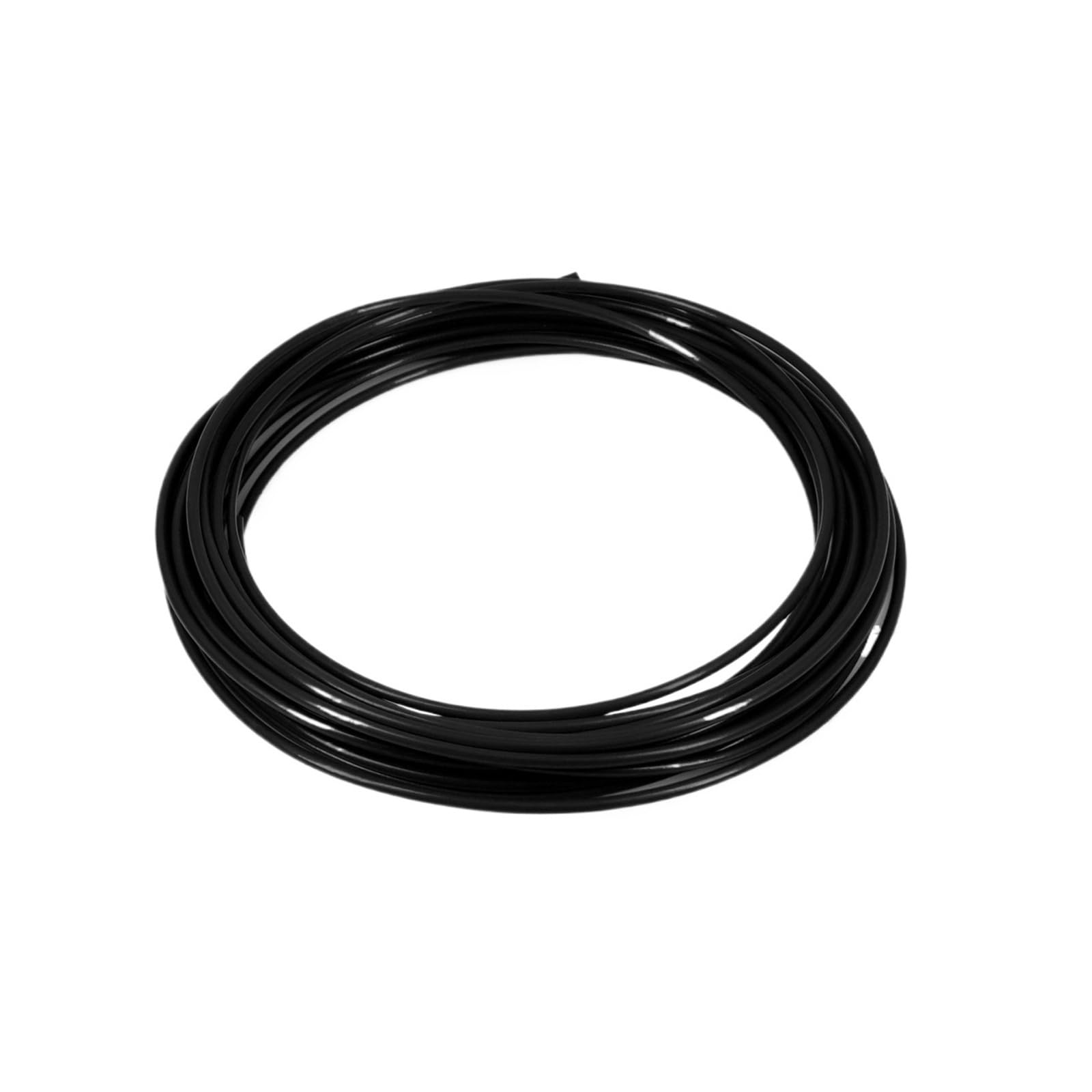 PTFE Tubo Tubo protector de calor capilar aislado tipo L 150V F46 | DI0.3-3.38mm(Black,10M X 1PCS_10L(2.69X3.09))