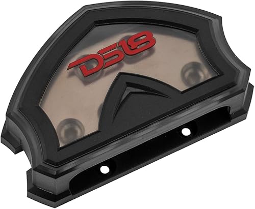 DS18 DB2040 Bloque de distribución 2X 0-GA en 4X 0-GA Out - Chapado en níquel - Bloque de distribución de tierra eléctrica - Bloque distribuidor de