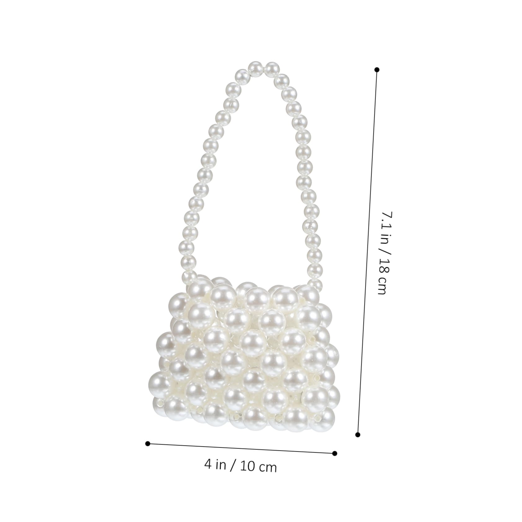 Ipetboom Pearl Handbag for Women Elegant Pearl Purse Lightweight Bag for All Occasions Unique Design Suitable for Travel Shopping and Dates present