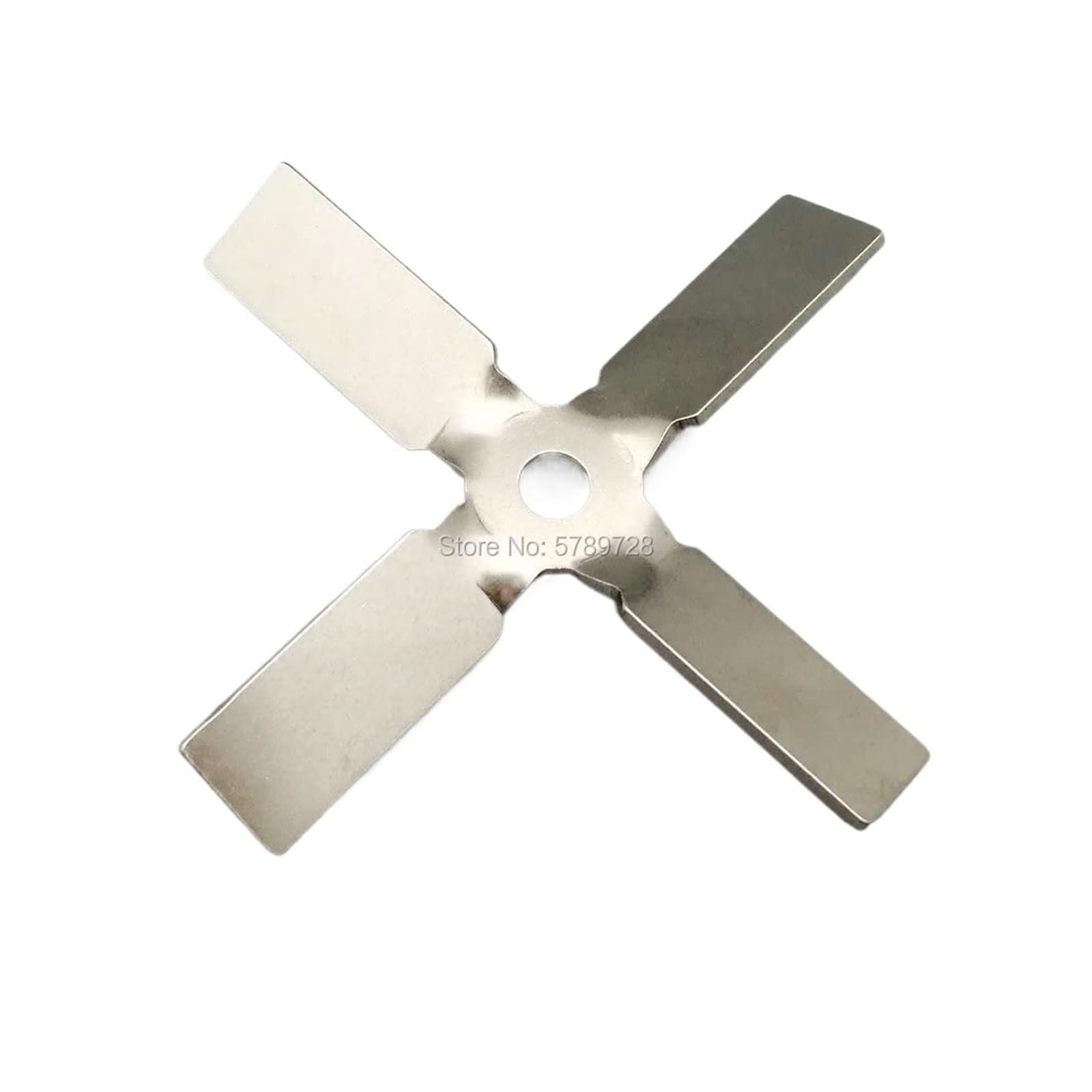 Asta di agitazione aerea, 1 elica a quattro pale in acciaio inossidabile 304, paletta trasversale for la pressione di agitazione del materiale, for miscelatore da laboratorio(70mm)