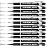 Personalized Custom Pens Bulk 12 Pack with Stylus Tip, Customized Engraving Ballpoint Pens with Name...
