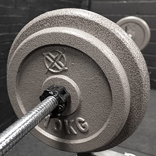 RIP X Pair of Standard 1" Weight Plates in Cast Iron - 10kg - Image 2