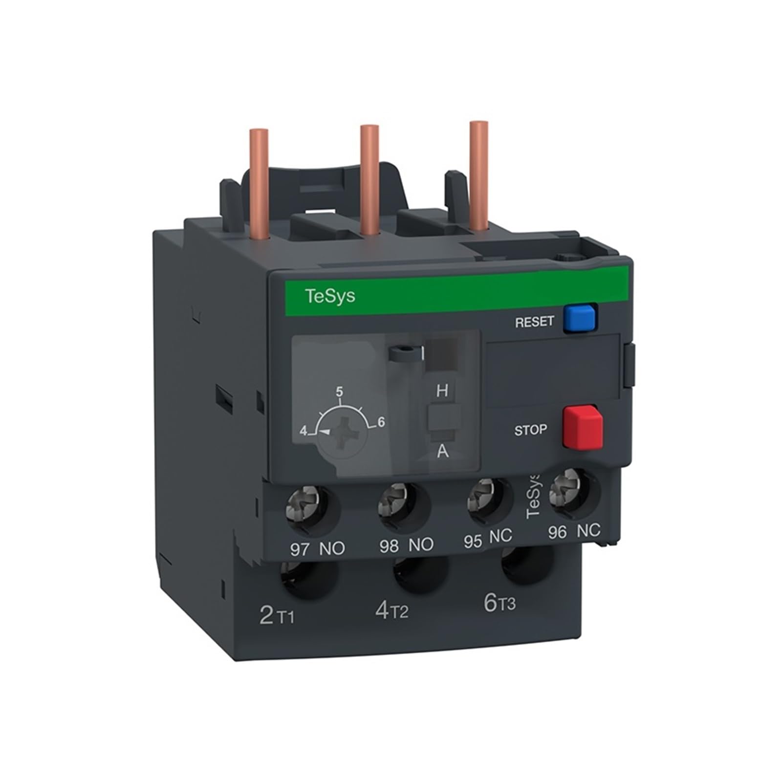 Relais de surcharge thermique LRD Schneider pour protection moteur électrique triphasé
