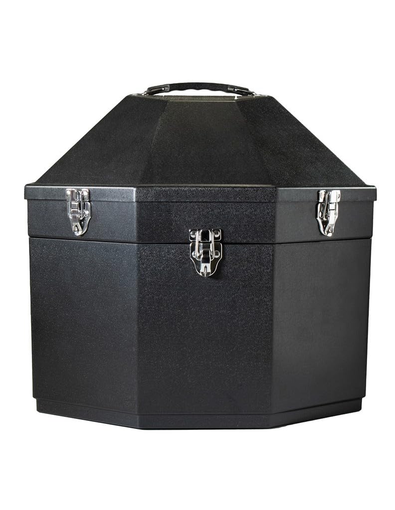 M&F Western Hat Can Double Flip Latch Protects Plastic Black 0151401