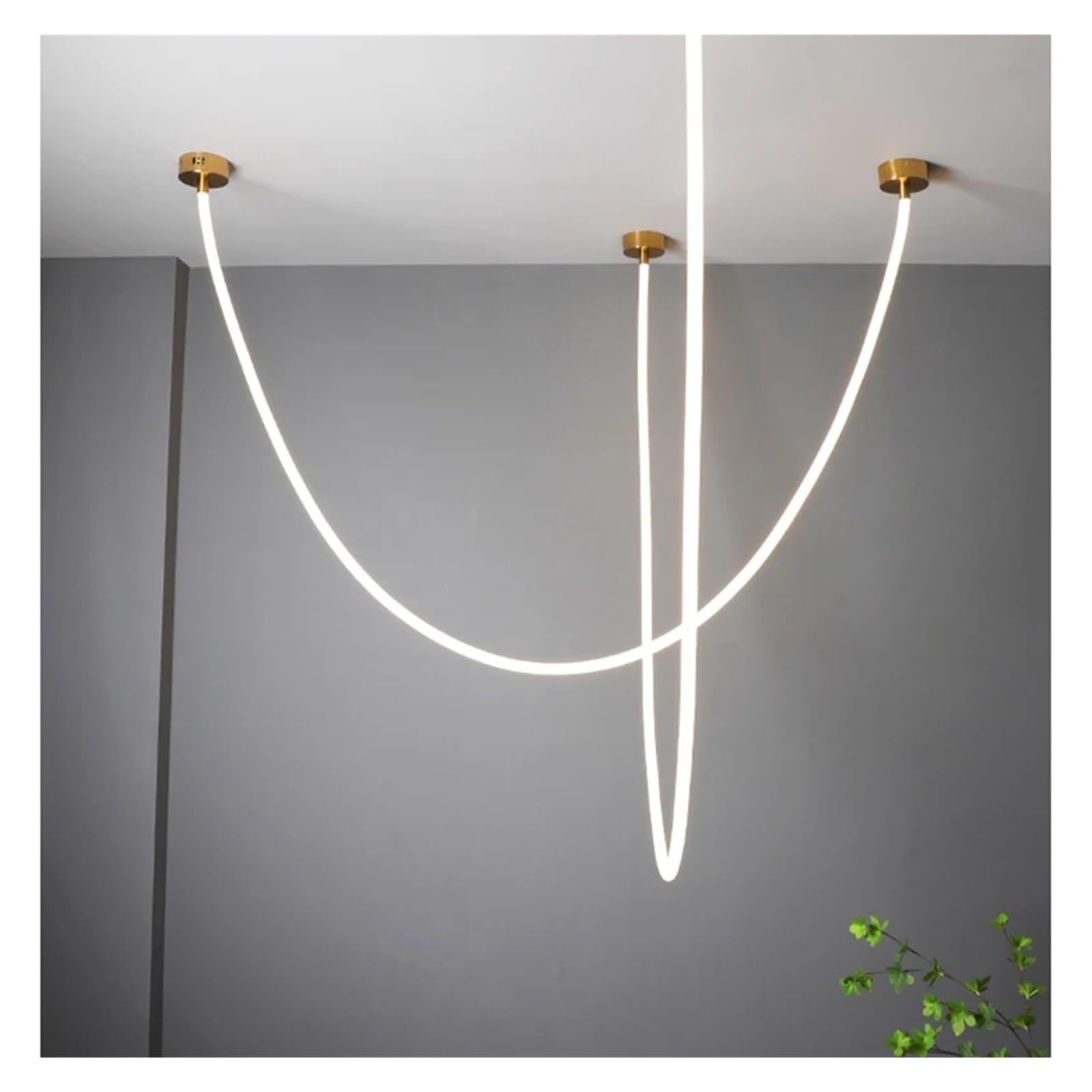 SNOWBILI - Hose Led Chandelier Compatible with Dining Living Room Center Table Kitchen Bedroom Pendant Lamp Minimalist Decor Lighting Lusters,Room Wall Lights