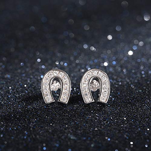 Fer à cheval boucles d'oreilles en u bijoux en cristal tendance femme