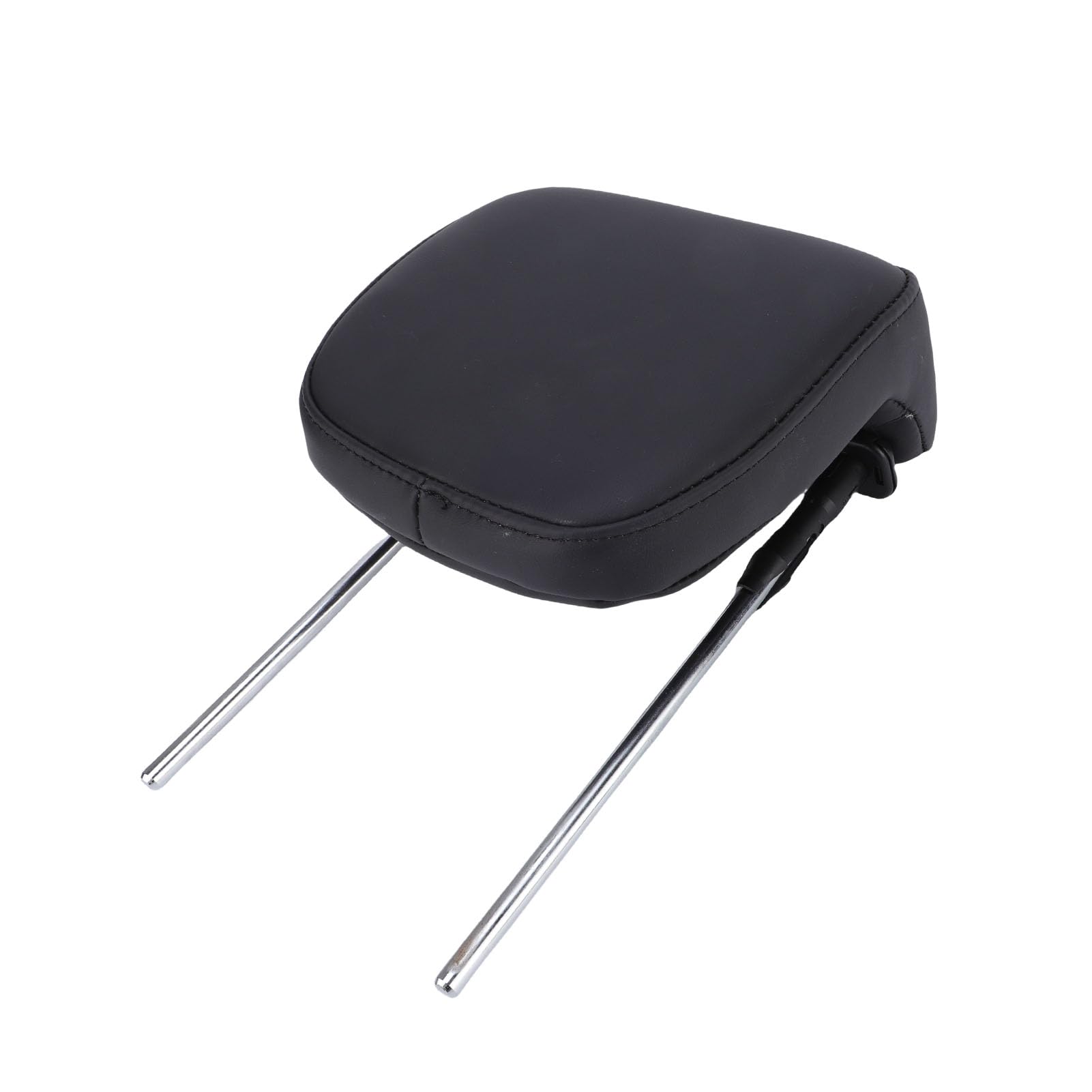 Naroote Oreiller d'Appui-tête de Voiture, Support de Cou en Mousse à Mémoire de Forme, Appui-tête en Cuir PU avec Support Réglable, Idéal pour Les Sièges de Voiture avec Une Distance de Tige de 150