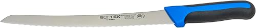 Winco Sof-Tek, cuchillo de pan de 9-12", mango de agarre suave