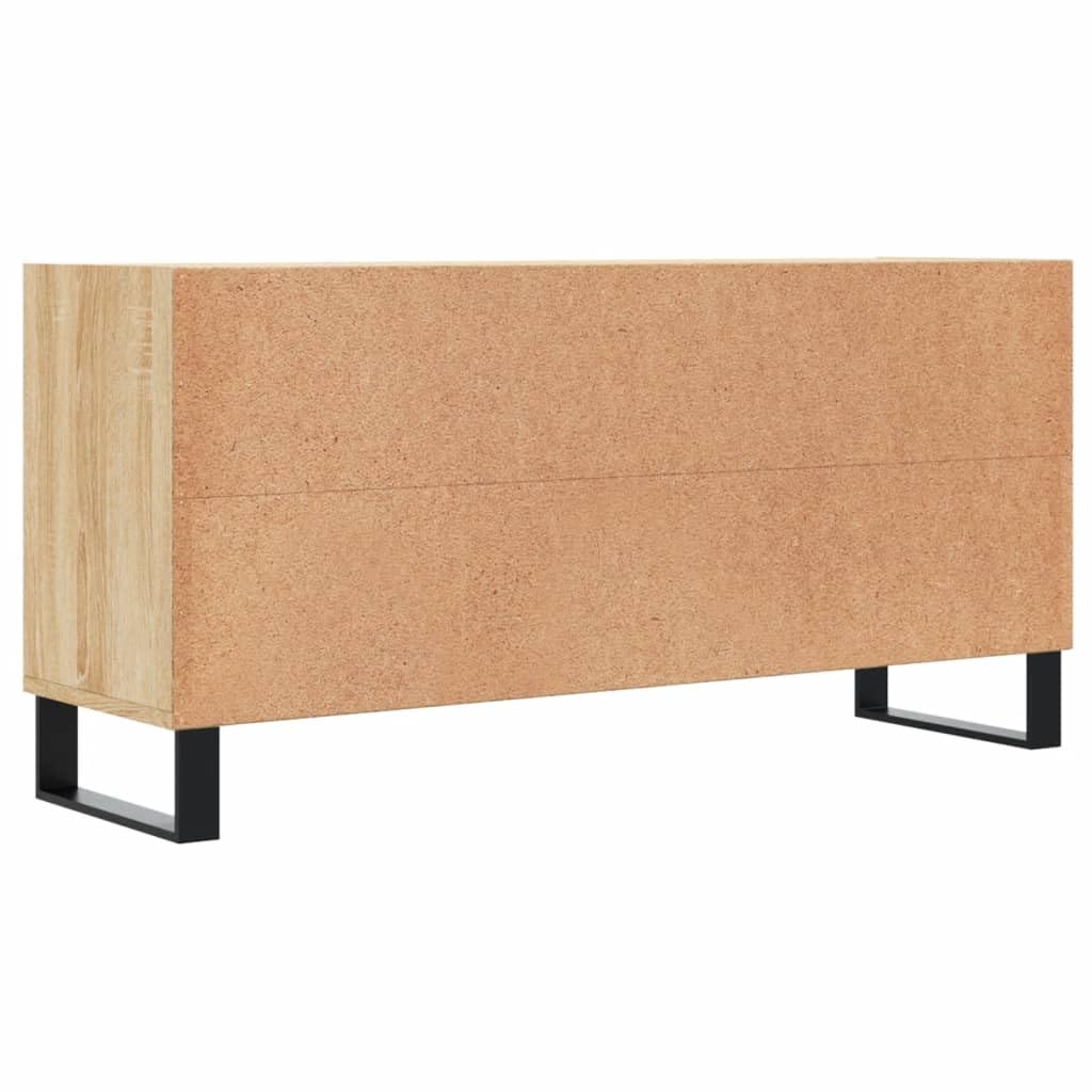 vidaXL Mueble de TV Madera de ingeniería Roble Sonoma 103,5x30x50 cm, Soporte de TV, Banco de TV, Muebles para Equipos de música, aparador de TV