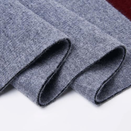 Écharpe d'automne en maille raffinée et finitions main - 6