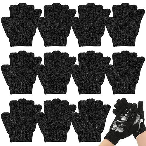 Ramede 30 Pair Exfoliating Gloves Double Sided Exfoliating Bath Gloves ...