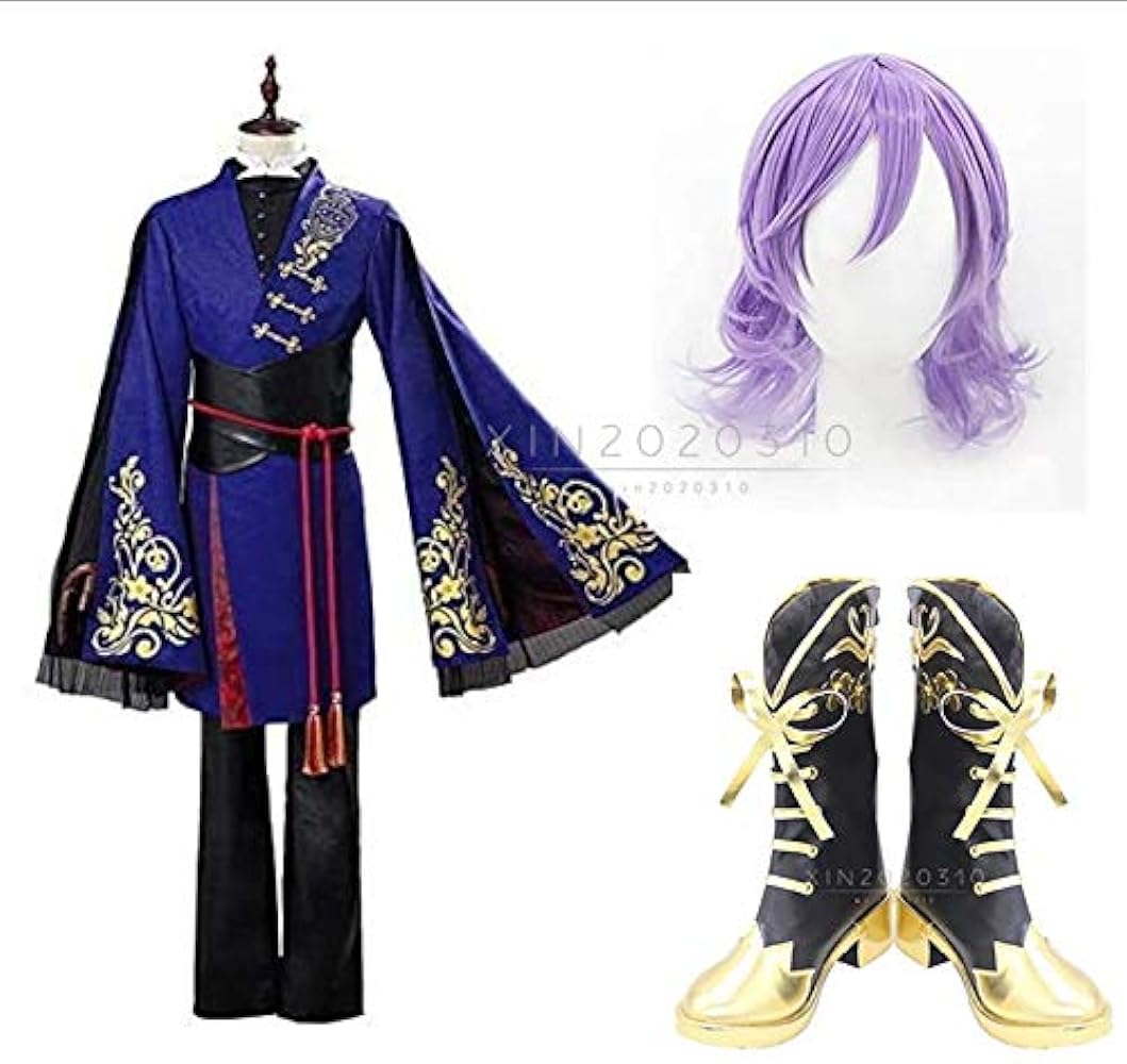 ツイステッドワンダーランド　エペル　寮服　コスプレ　衣装　ウィッグ　靴　付き Amazon.co.jp: [XIN XIN] ウィッグ、靴付き ポムフィオーレ寮