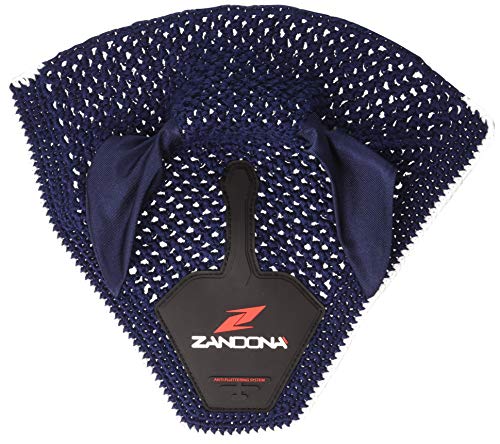 Bonnet anti-mouches Zandonà AFS bleu pour stopper les insectes cheval