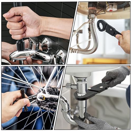cotaour Angle Stop Wrench Kit, Plumbing Tools, Angle-on Wrench Plumber Wrench for Quick and Hassle-Free Angle Stop and Supply Nut Installations 7 cotaour Angle Stop Wrench Kit, Plumbing Tools, Angle-on Wrench Plumber Wrench for Quick and Hassle-Free Angle Stop and Supply Nut Installations - Image 7