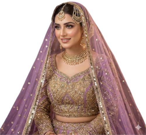 Image of Navti Creations Women's Lightweight Net Dupatta With Sequence Embroidery & Kiran Border (Length 2.25m)