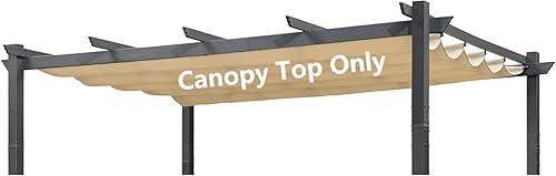 Pergola Shade Cover for 10' X 13' Deck Porch Outdoor